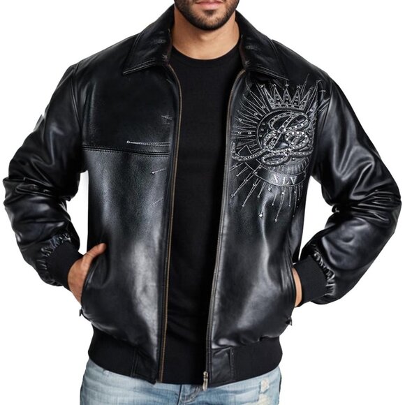 Pelle Pelle Other - Pelle Pelle Black Leather Jacket - Anniversary edition American Legend